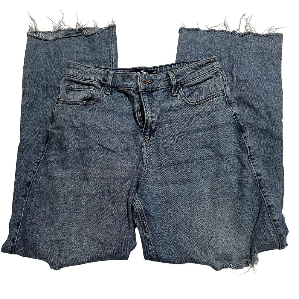 Hollister Women's High-Rise Vintage Baggy Distressed Jeans W29 L30